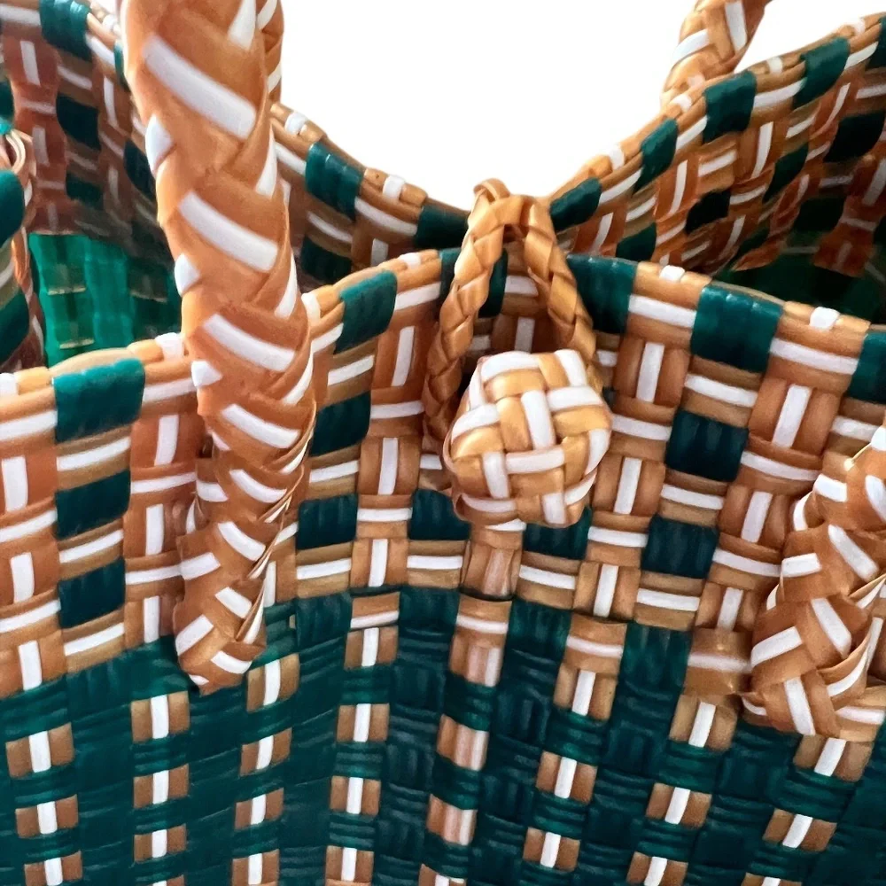 New Bold‎ Handwoven Recycled Small Tote Bag